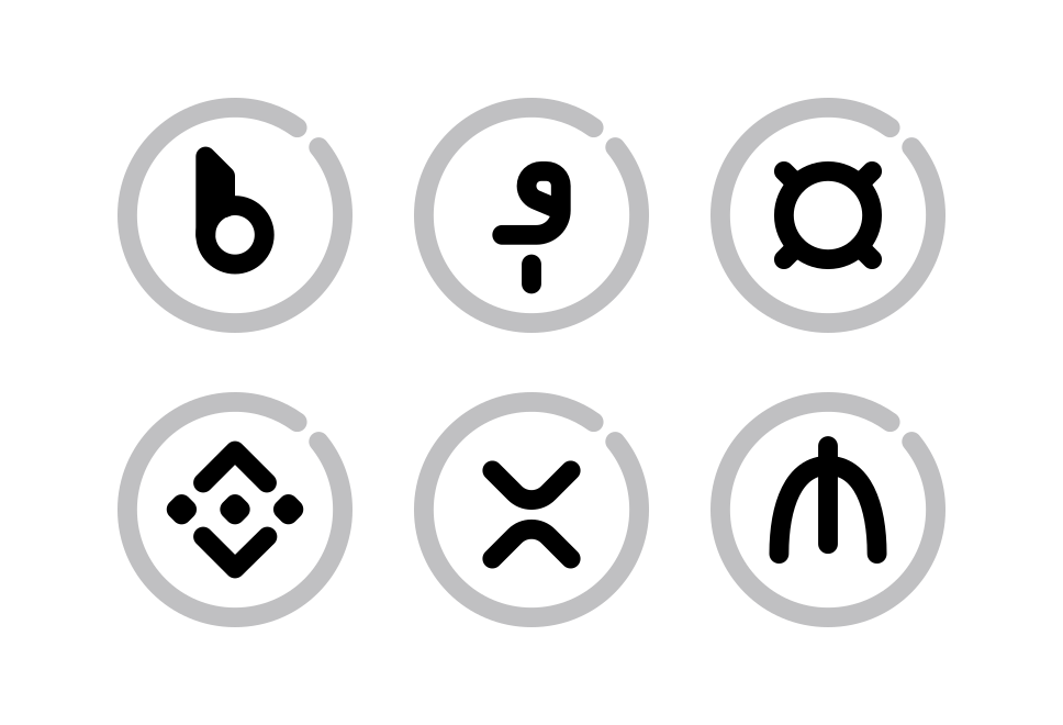 Currency Line Large Set Preview