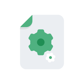 File Files Format Document Gear Settings Options icon