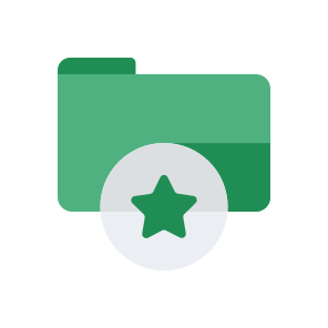Folder File Storage Sort Bookmark Favourite Star. icon