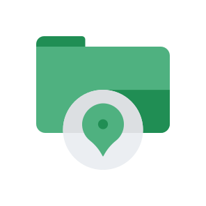 Folder File Storage Sort Location Map icon