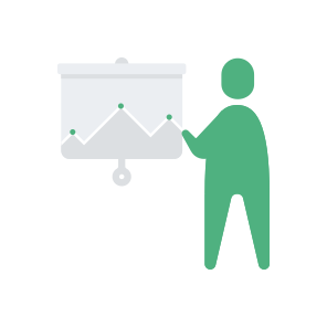 Digital Marketing Marketing Content Marketing Present Presentation Presentor. icon
