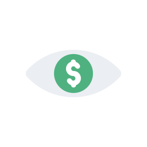 Marketing Content Marketing Digital Marketing Strategy Eye Money Finance. icon