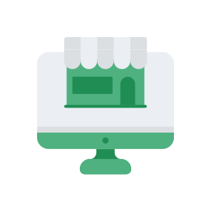 Commerce Ecommerce Shopping Shop Store Monitor Computer icon