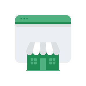 Commerce Ecommerce Shopping Store Shop Browser Webpage icon