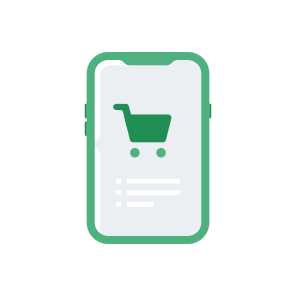 E Commerce Commerce Shopping Smartphone Cart Online icon