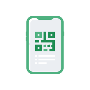 E Commerce Commerce Shopping Smartphone Qr Code Scan. icon