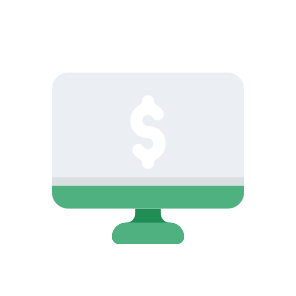 Shopping Shop Ecommerce Commerce Online Monitor Computer Payment icon