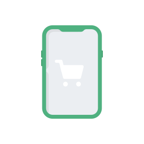 Shopping Shop Ecommerce Commerce Smartphone Online. icon