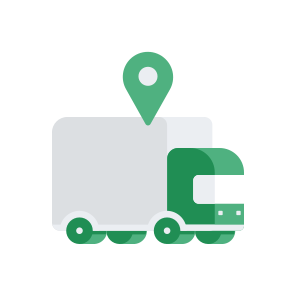 Shopping Shop Ecommerce Commerce Truck Van Location Pin icon