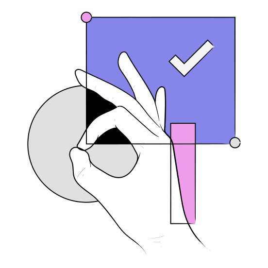 Hand Gestures Hand Gesture Shapes Shape Ok Confirm Approve Complete Checkmark illustration
