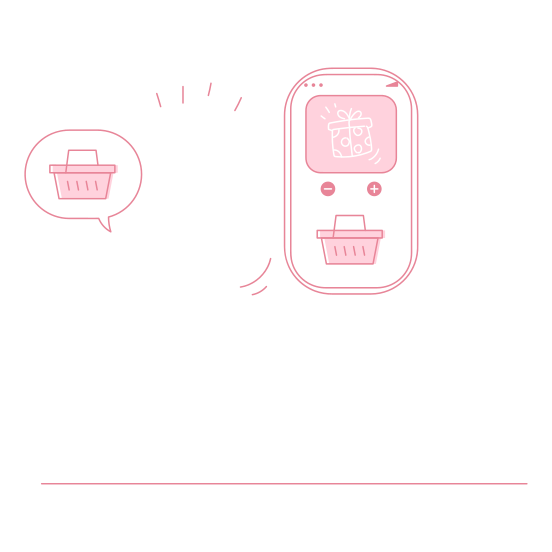 E Commerce Background Mobile Phone Shopping Shop Online Purchase illustration