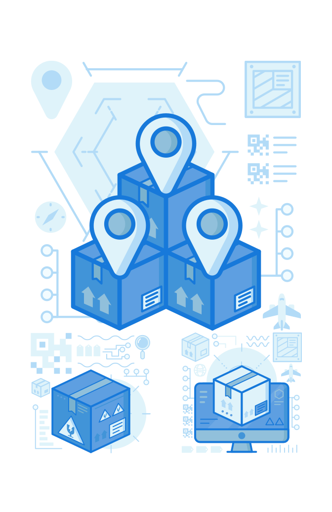 Logistic Delivery Large Set Preview