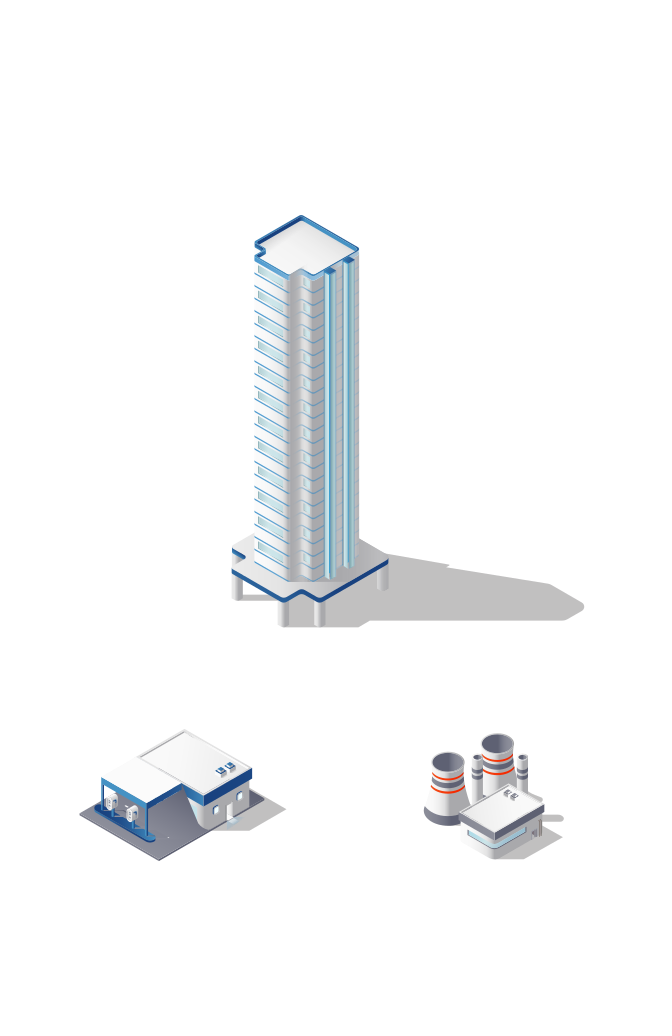 Isometric Maps Illustrations Large Set Preview