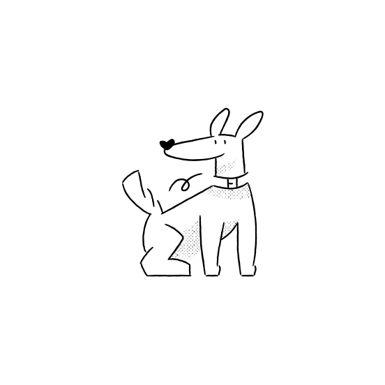 Animals And Pets   Animal, Dog, Pet, Cute, Simple illustration