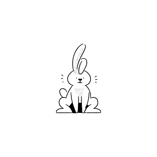 Animals And Pets   Bunny, Rabbit, Cute, Minimal illustration