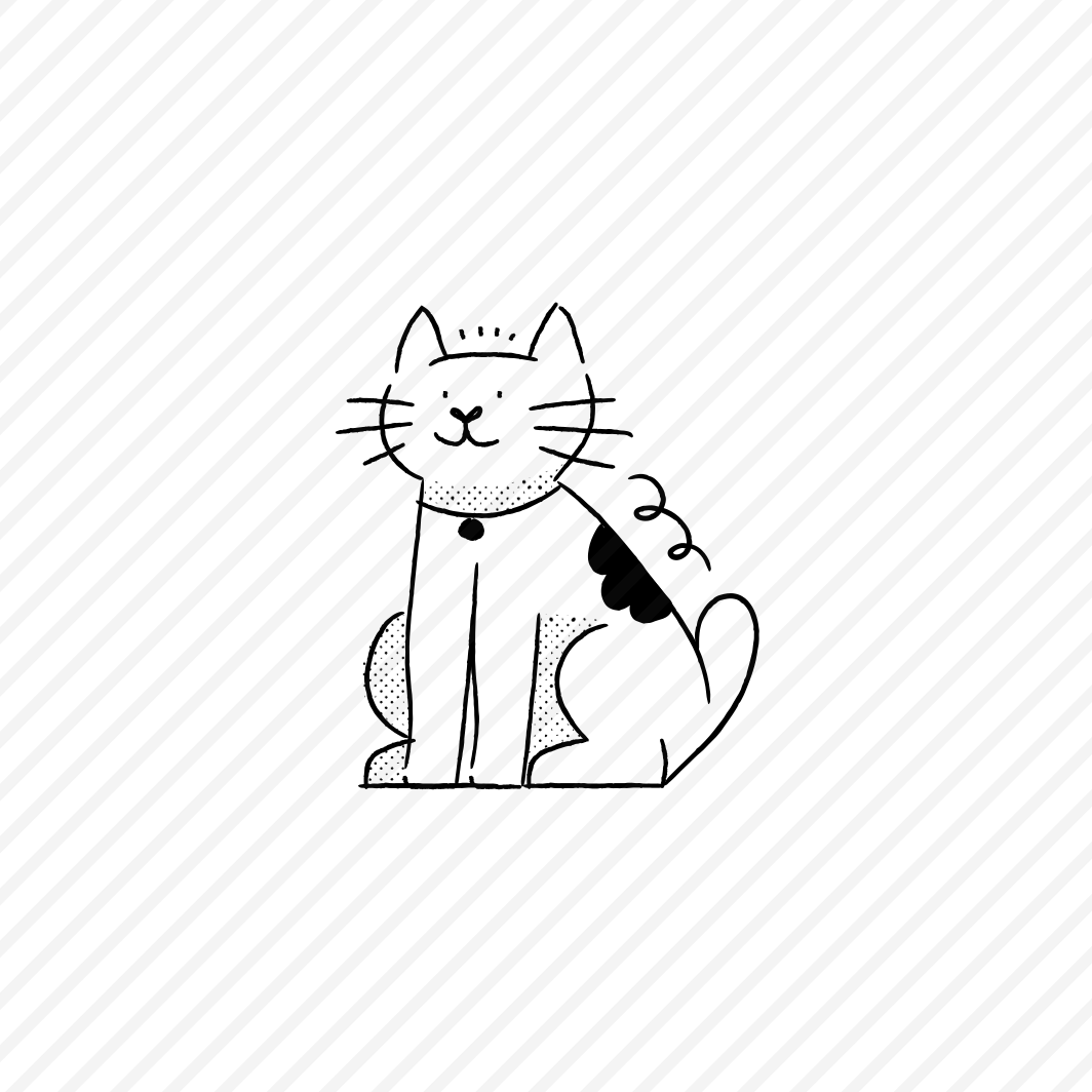 Animals And Pets   Cat, Pet, Animal, Vector Illustration preview