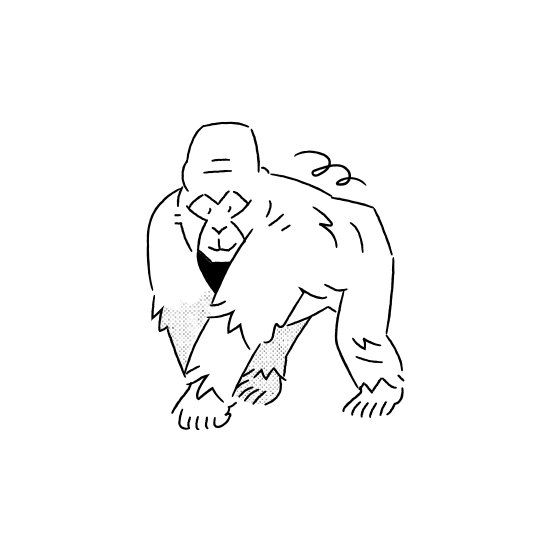 Animals And Pets   Gorilla, Animal, Strength, Wildlife illustration