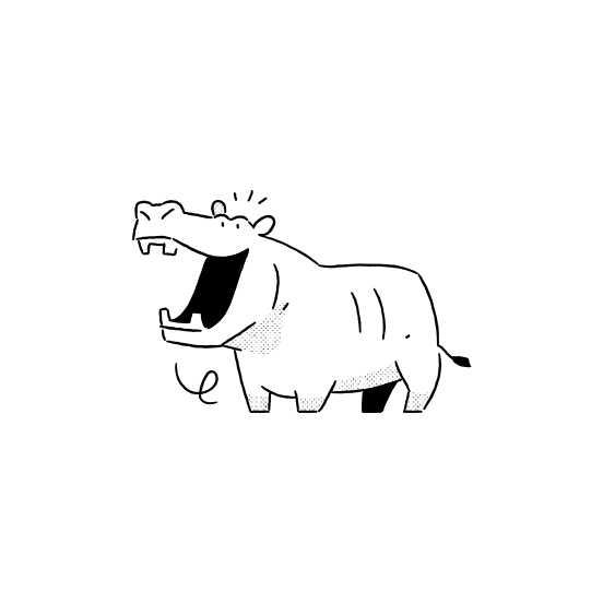 Animals And Pets   Hippo, Animal, Wildlife, River, Nature illustration