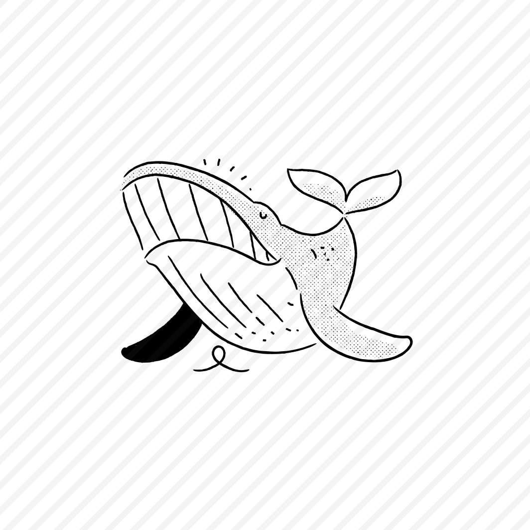 Animals And Pets   Whale, Ocean, Sea Creature, Vector Illustration preview