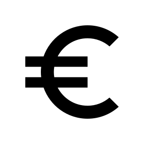 Euro Symbol Outlined  Twenty Fourpx preview
