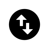 Swap Vertical Circle Round  Twenty Fourpx icon