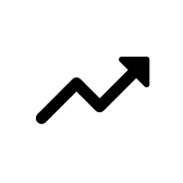 Trending Up Round  Twenty Fourpx icon