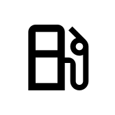 Local Gas Station Outlined Px icon