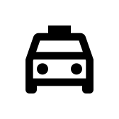 Local Taxi Outlined Px icon
