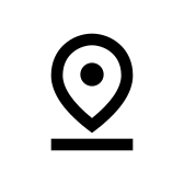 Pin Drop Outlined Px icon