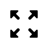 Zoom Out Map Round Px icon