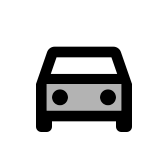 Directions Car Twotone Px icon