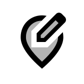 Edit Location Twotone Px icon
