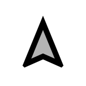Navigation Twotone Px icon