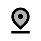 Pin Drop Twotone Px icon