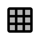 Grid On Twotone Px icon