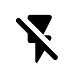 Flash Off Round Px icon