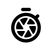 Shutter Speed Round Px icon