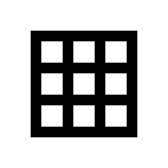 Grid On Sharp Px icon