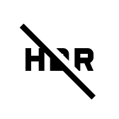 Hdr Off Outlined Px icon