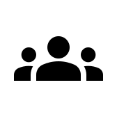 Groups Sharp Px icon
