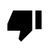 Thumb Down Alt Sharp Px icon