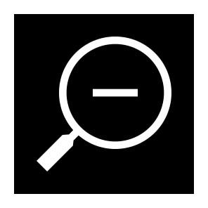 Ui Zoom Out icon