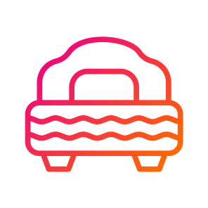 Single Bed,bed,hostel,hotel,holidays icon
