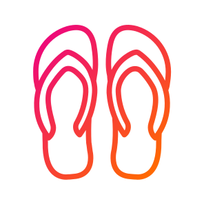 Slipper,slippers,hotel,hotel Service,footwear icon