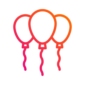 Balloons,party,balloon,decoration,fly icon