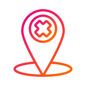 Cancel Location,location Pin,cancel,cross,navigation And Map icon