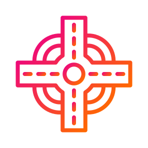 Road Intersection Location,location,map Pointer,road Intersection,navigation And Maps icon