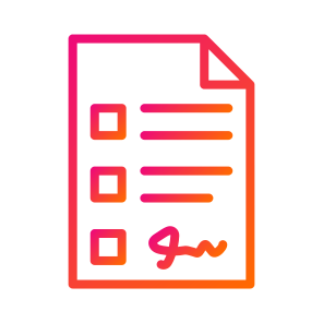 Contract Form,document,form,marketing,checklist icon