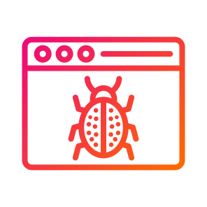 Bug,malware,web Page,browser,website icon