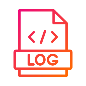 Logs,log File,seo And Web,log,log File Format icon